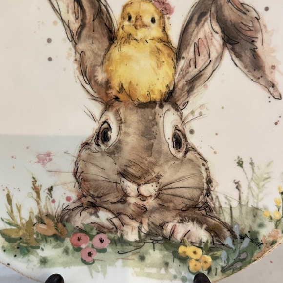 Southern Living Riley Stoneware Made Exclusively at Dillards Easter salad plate - Picture 3 of 6